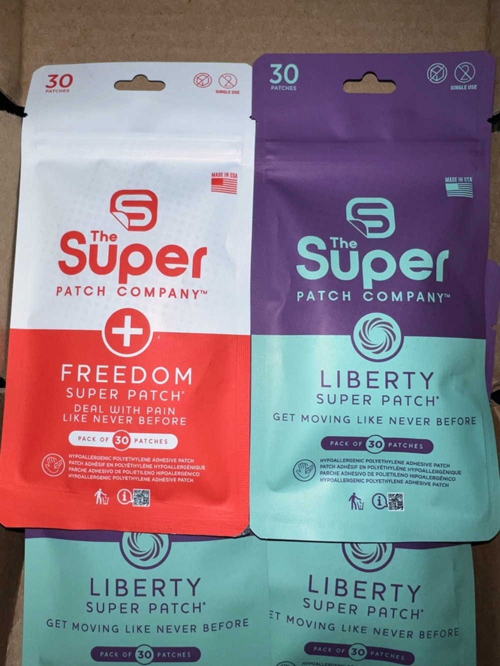 The Super Patch Company Freedom + Liberty Patches